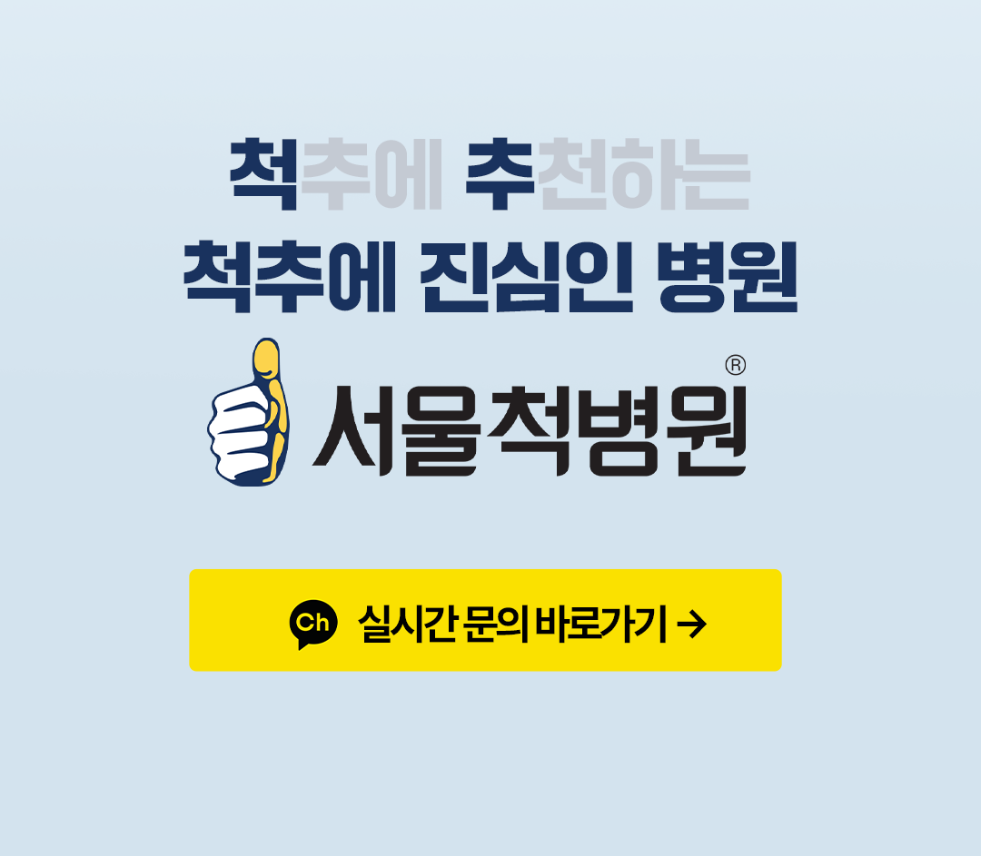 척추에추천하는척추에진심인병원서울척병원